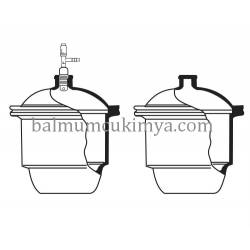 Desikatör - Cam - Vakumsuz - Çap 210mm 