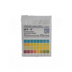 ph indikatör çubuğu / ph indicator strips pH 0-14 / 100adet/kutu